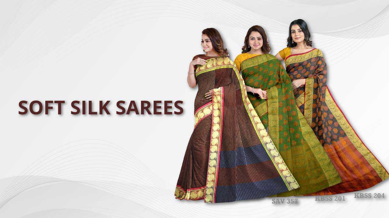 Soft Silk Sarees | Pure Soft Silk Saree Collections