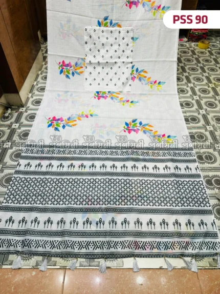 PSS 90 - চান্দেরি সিল্ক শাড়ী